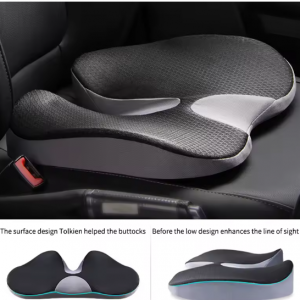 Cushion Non Slip Orthopedic Memory Foam Prostate Cushion for Tailbone Sciaticaback Pain Relief Comfort Chair Car Seat