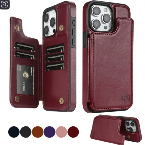 Wallet RFID Blocking Layer Protect Anti-Theft Magnetic Leather Case For iPhone 16 Pro Max 15 Plus 14 13 12 11 SE 2 X XS XR 8 7