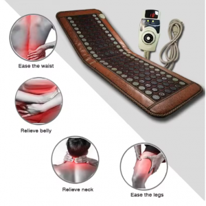 Hot Stone Therapy Massage Pad Jade Stone Germanium Stone Far Infrared Heating Yoga Pad Relieving Pain and Relieving Insomnia